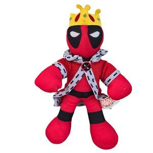 Marvel Deadpool King Plush Toy With Crown & Cape